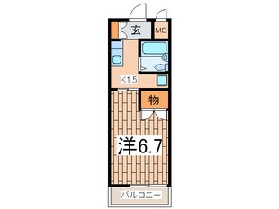 第三カトレアハイツの物件間取画像